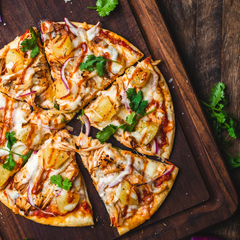 Wood-fired pizza